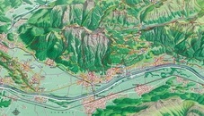 Panorama map LIechtenstein
