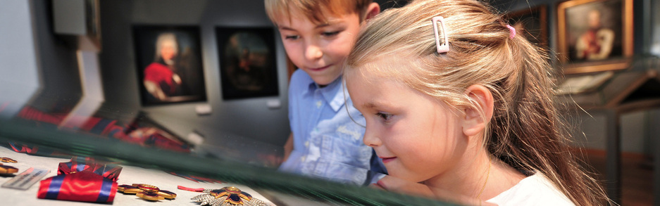 Children at the national museum in Vaduz