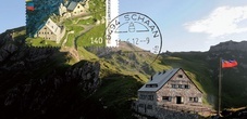 Briefmarke mit Pfälzerhütte