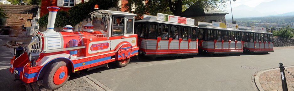 Citytrain und Rotes Haus