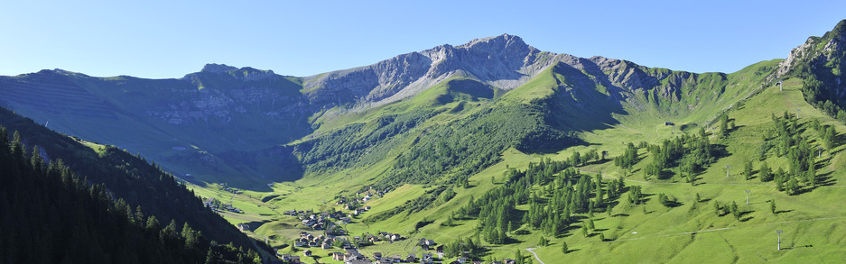 Blick vom Schönberg auf Malbun