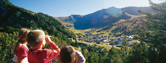 Blick auf Malbun