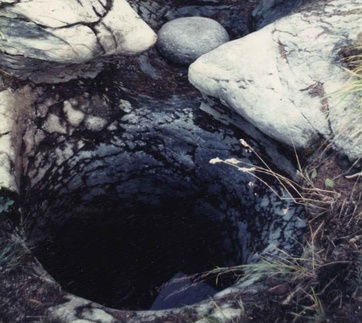 Geologisches Wunder Gletschertöpfe