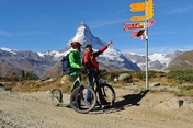 Kickbike auf Sunnegga
