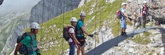 Der dreigipflige Klettersteig