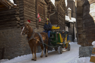 Kutschfahrt in Zermatt