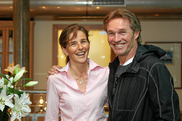 Das 'Coeur des Alpes' hat zwei Herzkammern: 'Hotelière des Jahres' Leni Müller-Julen und ihr Mann Thomas Müller.