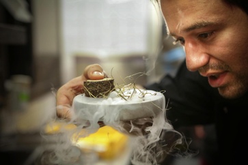 Christian Geisler creat a gourmet experience. Photo Victor Cortez
