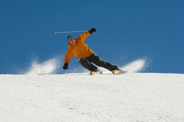 Trying out skis – the dream of every good skier.