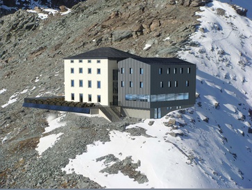 Fotomontage neue Hörnlihütte