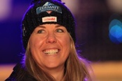 Fränzi Aufdenblatten, ladies' downhill champion