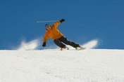 Trying out skis – the dream of every good skier.