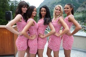 Juni 2011: Miss Schweiz Kandidatinnen im Missen Camp in Zermatt