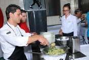 Pierludovico de Vivao, chef at Le Capri, at the 2011 Swiss Food Festival, 16 Gault Millau points and 1 Michelin star