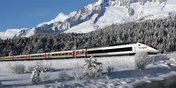 The winter enjoyment connection: TGV Lyria.