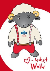 Carte autographe signée Wolli