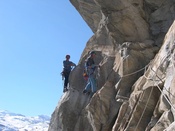 La via ferrata 