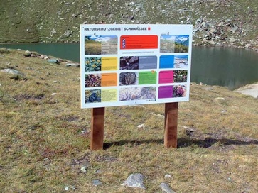 Informationstafel Naturschutzgebiet Schwarzsee