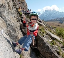 Kletterkurse für Gross und Klein