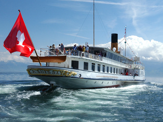 Bateau La Suisse, Compagnie Générale de Navigation sur le lac Léman © CGN