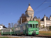 Le chemin de fer Bière - Apples- Morges (BAM), Morges