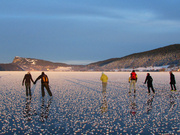 Le Lac de Joux, une patinoire naturelle, à traverser en patins