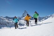 Schneeschuhwandern auf Rotenboden