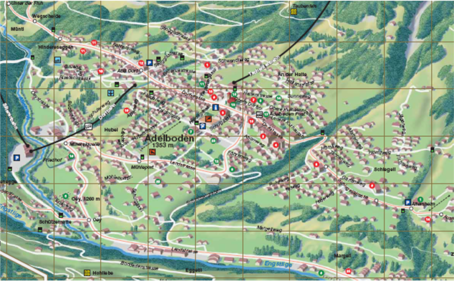 Ortsplan Adelboden