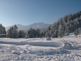 Winterlandschaft Langis