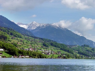 Sarnersee mit Blick auf Wilen