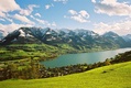 Sarnersee mit Blick in die Berge